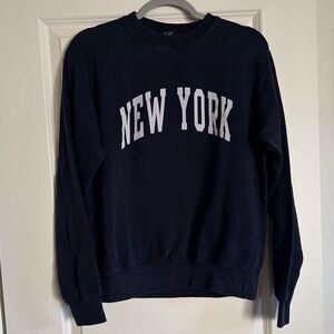 Brandy Melville Black New York Sweater
